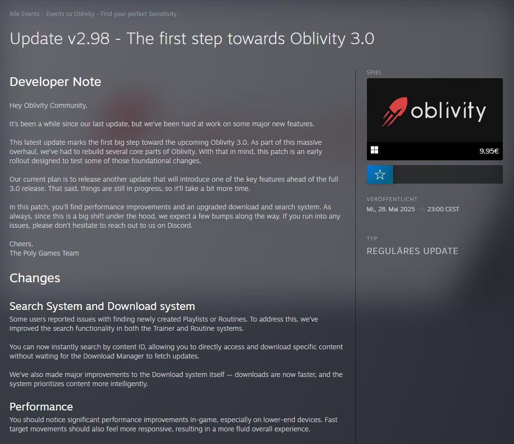 Oblivity tweet media