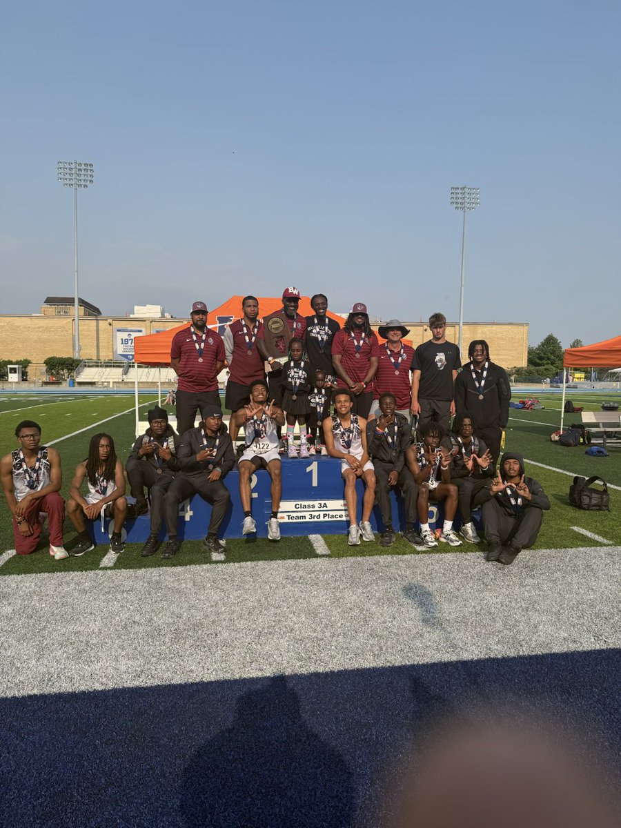 How about ⁦<a href="/BWestboysTNF/">BWTrack&Field</a>⁩ bringing home a 3rd Place Trophy. LETS GOO!!! Great job fellas!!! ⁦<a href="/STLhssports/">STLhighschoolsports</a>⁩ ⁦<a href="/GSV_STL/">Gateway Sports Venue</a>⁩