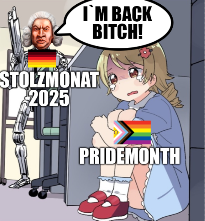 SchonungslosYT's tweet photo. An so it begins!
#Stolzmonat2025 https://t.co/Z4lvAhdyeR