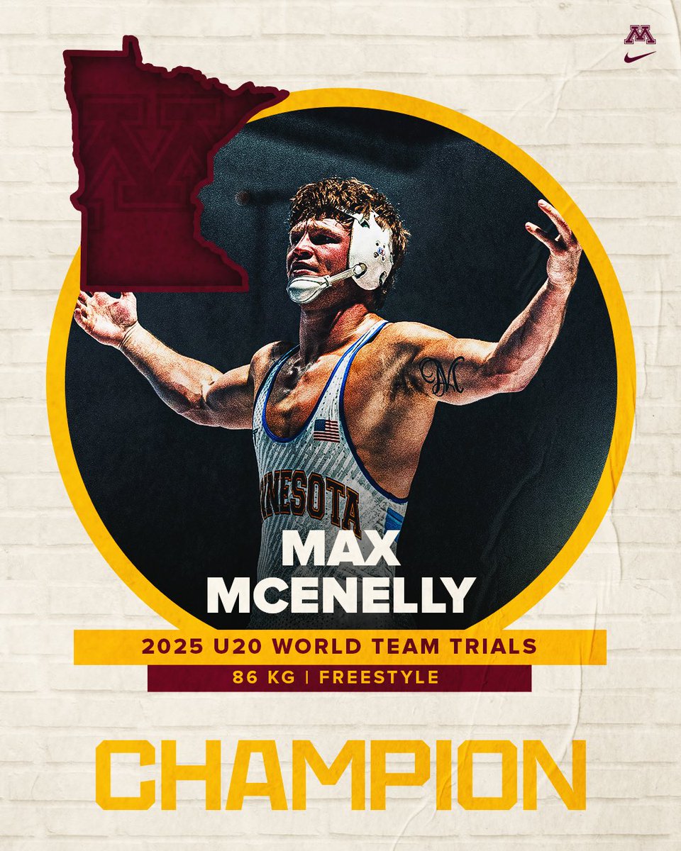 GopherWrestling's tweet image. Max McEnelly is headed to Bulgaria!

The #Gophers All-American comes back to win the final two matches, including 3-2 in Match 3, to earn a spot on the U20 @USAWrestling Team!
