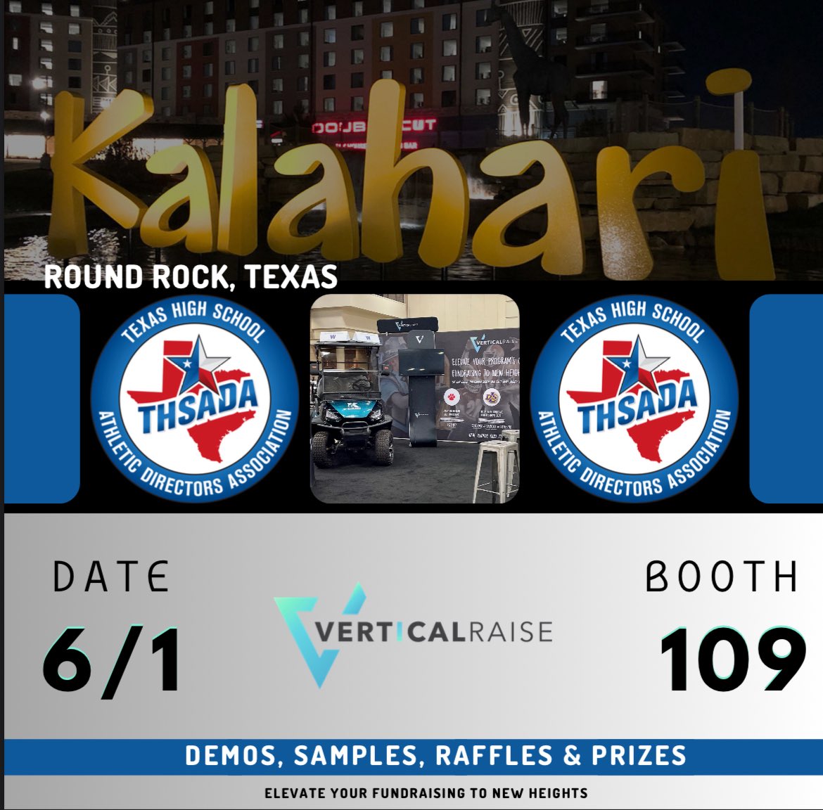 VR210SA's tweet image. We can’t wait to see y’all there!🌴
@OfficialTHSADA @VerticalRaise