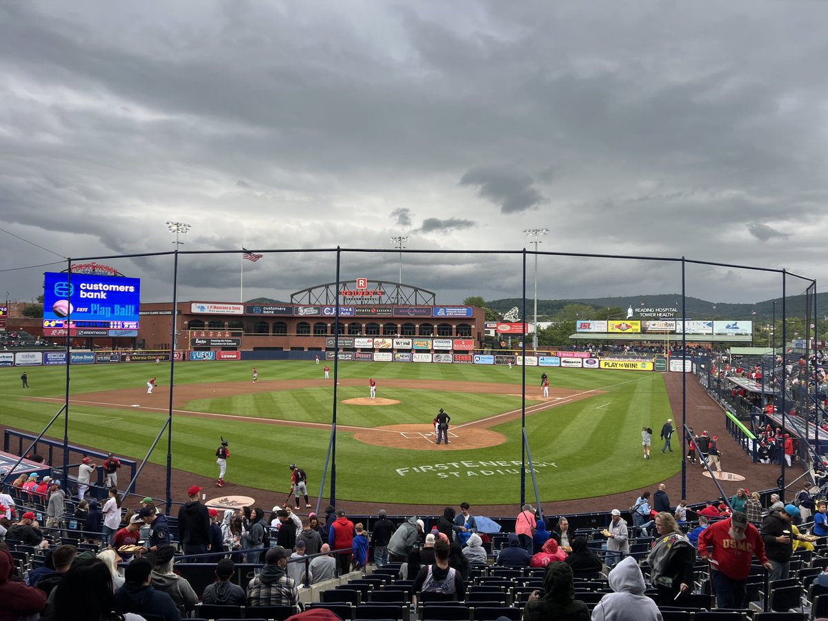 DJGORE2 (@highland2base) on Twitter photo Watching some <a href="/ReadingFightins/">Reading Fightin Phils</a> with the <a href="/ScanzanoCombat/">Scanzano/Combat Baseball</a> family … Great night out ⚾️⚾️⚾️ Watching some <a href="/ReadingFightins/">Reading Fightin Phils</a> with the <a href="/ScanzanoCombat/">Scanzano/Combat Baseball</a> family … Great night out ⚾️⚾️⚾️