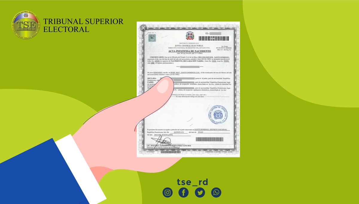 Al solicitar #NacionalidadEspañola ante #Embajada, se requiere que en las actas figure hora del evento declarada en el nacimiento, matrimonio, divorcio, defunción. Y otros detalles.

Esto es un simple ejemplo, otros detalles son más complejos.

#LeyMemoriaDemocratica