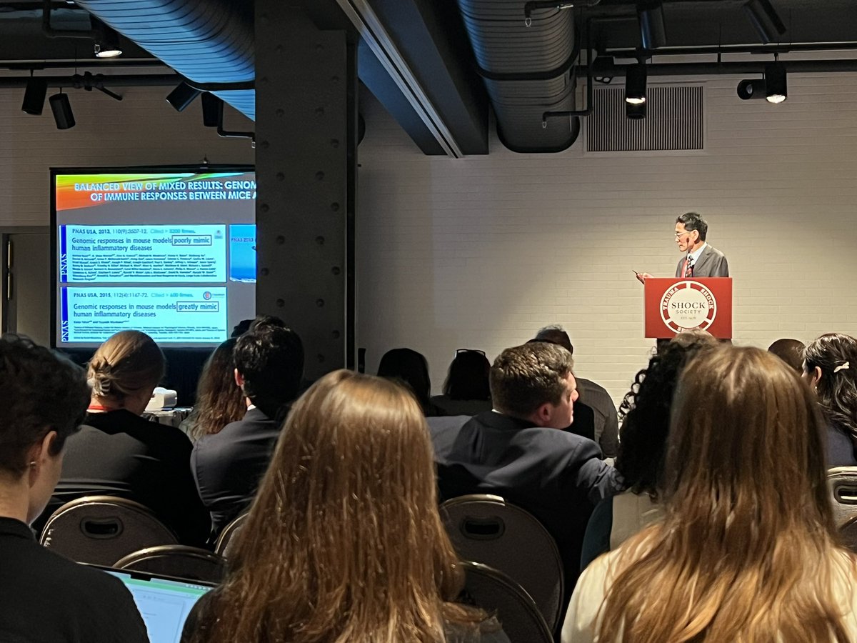 Rishi Kamaleswaran (@rkamaleswaran) on Twitter photo New <a href="/ShockSociety/">The Shock Society</a> president Prof. Haichao Wang on the raging debate about the future of #animal #research in sepsis biology. There is a delicate balance to thread ahead. #SHOCK #SHOCKCON25 New <a href="/ShockSociety/">The Shock Society</a> president Prof. Haichao Wang on the raging debate about the future of #animal #research in sepsis biology. There is a delicate balance to thread ahead. #SHOCK #SHOCKCON25