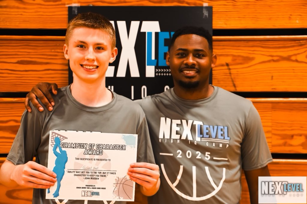 Our Co- Champions of Character awards! 

<a href="/daulton_combs/">Daulton Combs</a> and Grant Hall