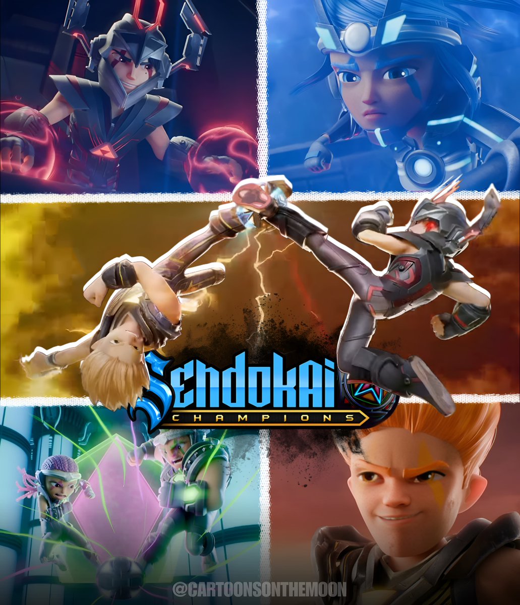 CartoonsOTMoon's tweet photo. Después de 11 años, finalmente hoy regresó la serie animada de 'Sendokai Champions' 

El especial llamado "Sendokai Sengate" ya se puede ver en su canal de YouTube, mismo lugar donde también llegará la nueva temporada. https://t.co/VmHMXFF4vC