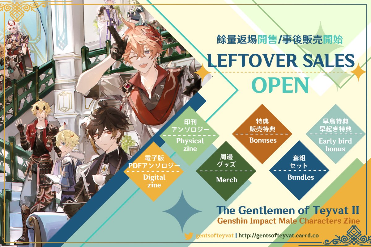 The Gents of Teyvat II // Project Completed tweet media