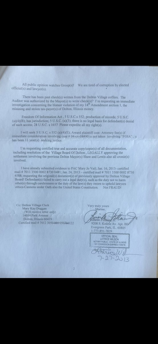 Rick Pittman Jr. (@jr1pittman) on Twitter photo We the People..! “Fraud Upon the Courts“ Is Fraud against everything that is Right with being RIGHT ! 5 USC 552-FOIA; <a href="/realDonaldTrump/">Donald J. Trump</a> <a href="/elonmusk/">Elon Musk</a> <a href="/AGPamBondi/">Attorney General Pamela Bondi</a> <a href="/FBIDirectorKash/">FBI Director Kash Patel</a> <a href="/FBIDDBongino/">Dan Bongino</a> <a href="/JudicialWatch/">Judicial Watch ⚖️</a> <a href="/TomFitton/">Tom Fitton</a> <a href="/ECWDogs/">EdgarCountyWatchdogs</a> Semper fi,Help will HELP All ! #MAGA support this🇺🇸. Amen We the People..! “Fraud Upon the Courts“ Is Fraud against everything that is Right with being RIGHT ! 5 USC 552-FOIA; <a href="/realDonaldTrump/">Donald J. Trump</a> <a href="/elonmusk/">Elon Musk</a> <a href="/AGPamBondi/">Attorney General Pamela Bondi</a> <a href="/FBIDirectorKash/">FBI Director Kash Patel</a> <a href="/FBIDDBongino/">Dan Bongino</a> <a href="/JudicialWatch/">Judicial Watch ⚖️</a> <a href="/TomFitton/">Tom Fitton</a> <a href="/ECWDogs/">EdgarCountyWatchdogs</a> Semper fi,Help will HELP All ! #MAGA support this🇺🇸. Amen