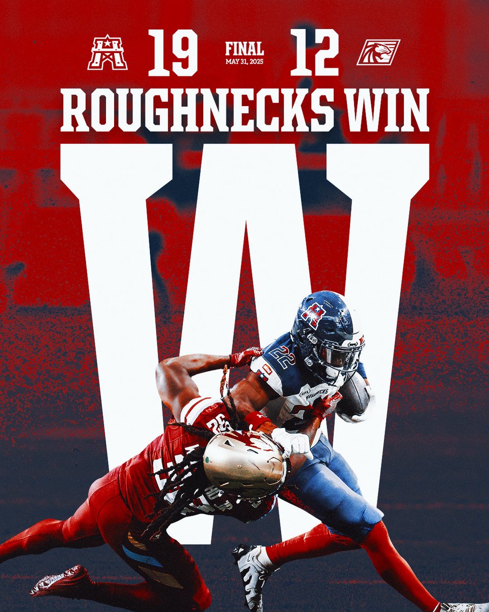 THAT’S A ROUGHNECKS W!!! 🔥