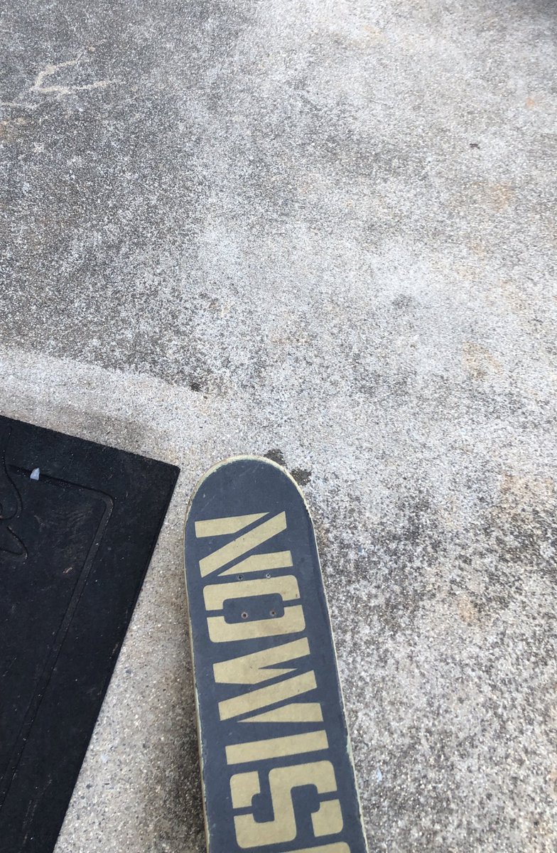 Had to bust out the skateboard to start teaching the little man 🛹