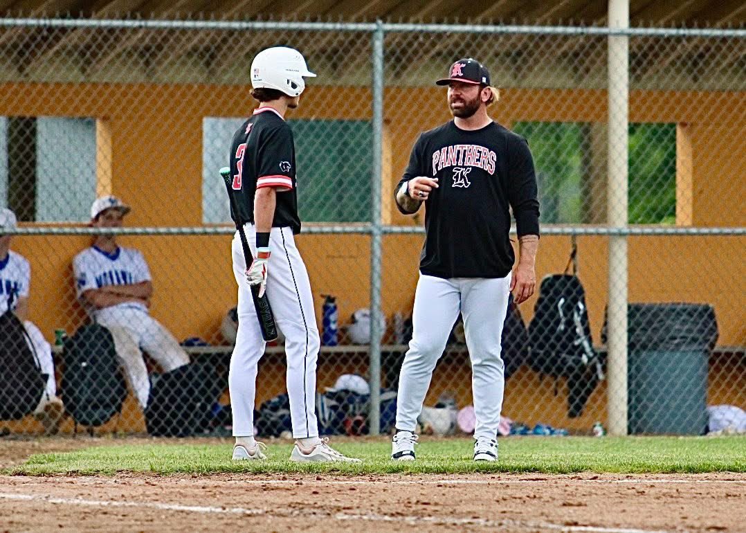 Knightstown 14 (W)
Morristown 2

Panthers offense 14 hits, 7 stolen bases 🐾

SO Bonham 1-5 2RBI
SO Buchanan 1-1 
SO Page 1-3 
JR Gorman 2-3 2RBI
JR Johnson 2-5 2RBI
JR Daves 3-4 3RBI
JR Bonewits 1-2 
SR Weaver 2-4 RBI
SR Louks 1-4 RBI