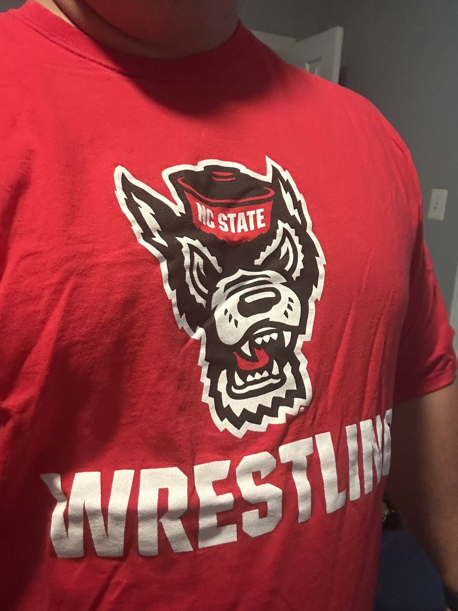 Jim Dutrow (@dutrowjim) on Twitter photo Thank you <a href="/NCState/">NC State University</a> for supporting <a href="/PackWrestle/">NC State Wrestling 🤼♂️</a> #WrestlingShirtADayInMay Thank you <a href="/NCState/">NC State University</a> for supporting <a href="/PackWrestle/">NC State Wrestling 🤼♂️</a> #WrestlingShirtADayInMay