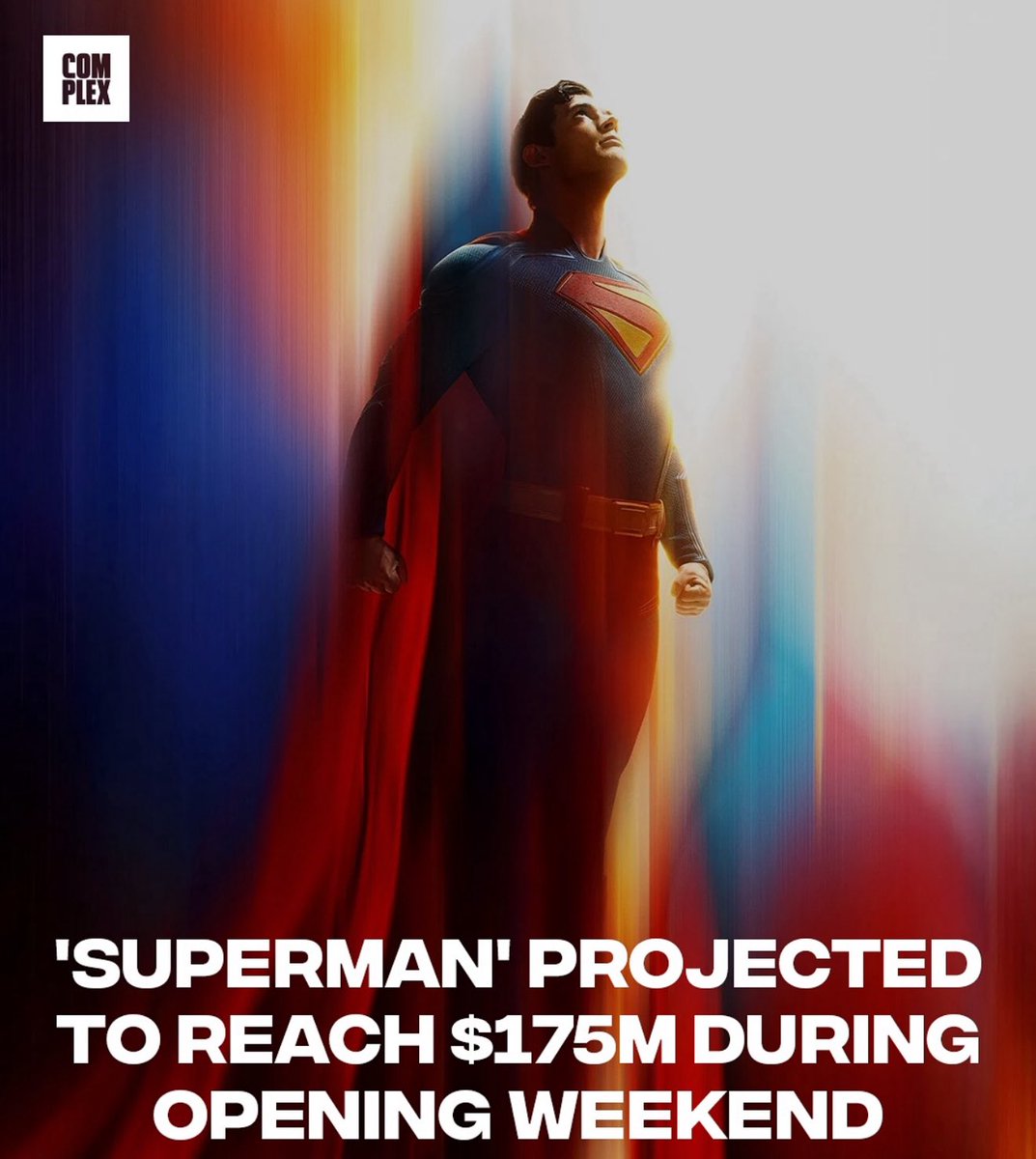 When Superman opens with $175 MILLION opening weekend, it’ll be a bigger start than Iron Man for the MCU and BIGGEST Superman movie ever 🤯

#Superman