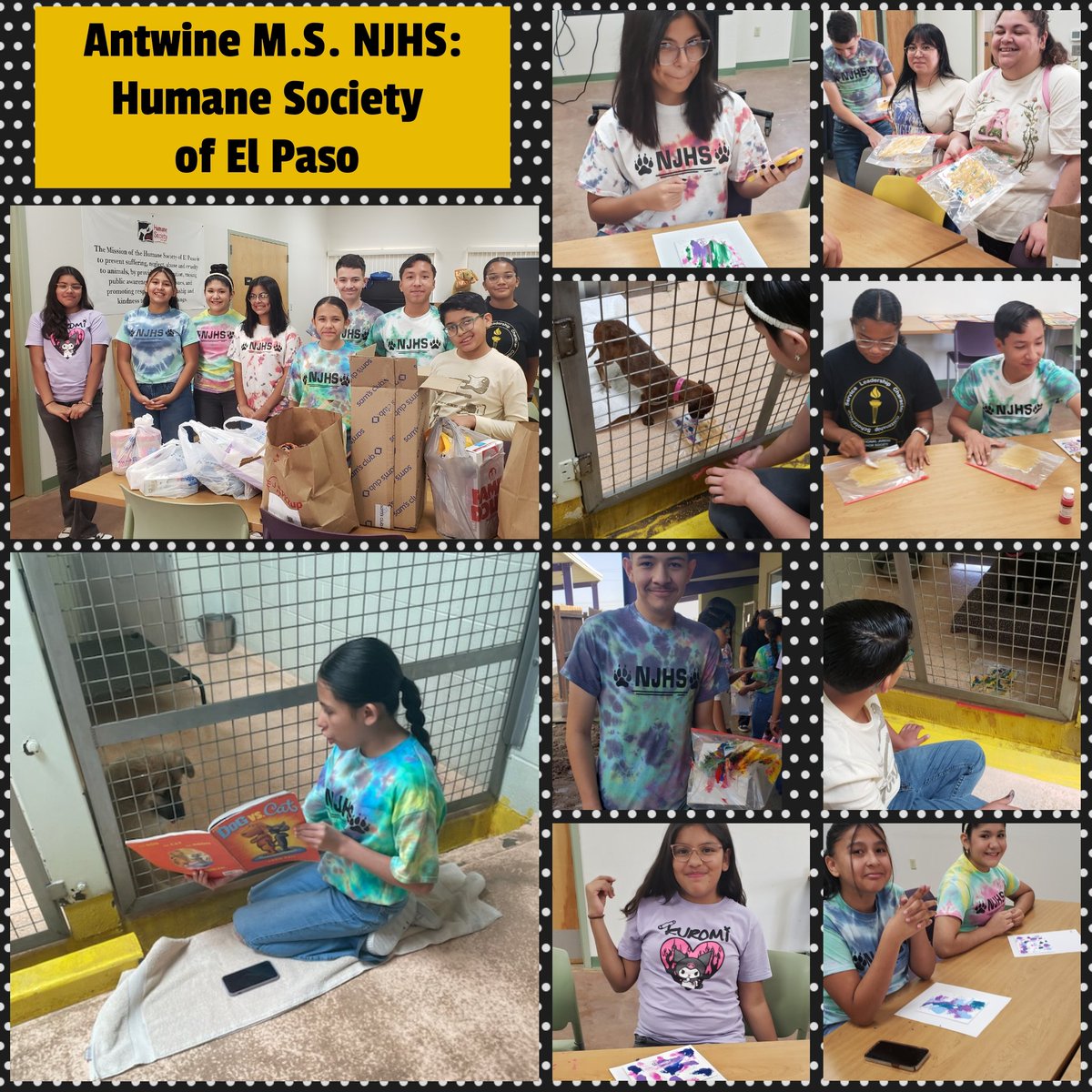 Ms. O (@aortiz_ams) on Twitter photo On a Saturday morning, NJHS members came together to bring donations and volunteer their time at the Humane Society of El Paso. ๐๐ค๐ <a href="/HAntwine_MS/">Patricia Pedroza</a> #TeamSISD #NJHS #CommunityService On a Saturday morning, NJHS members came together to bring donations and volunteer their time at the Humane Society of El Paso. ๐๐ค๐ <a href="/HAntwine_MS/">Patricia Pedroza</a> #TeamSISD #NJHS #CommunityService