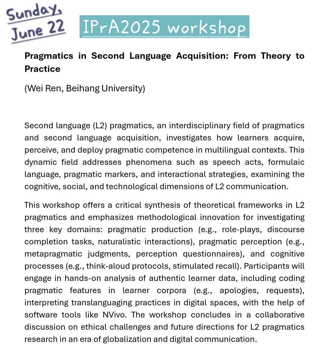 IPrA2025 tweet media