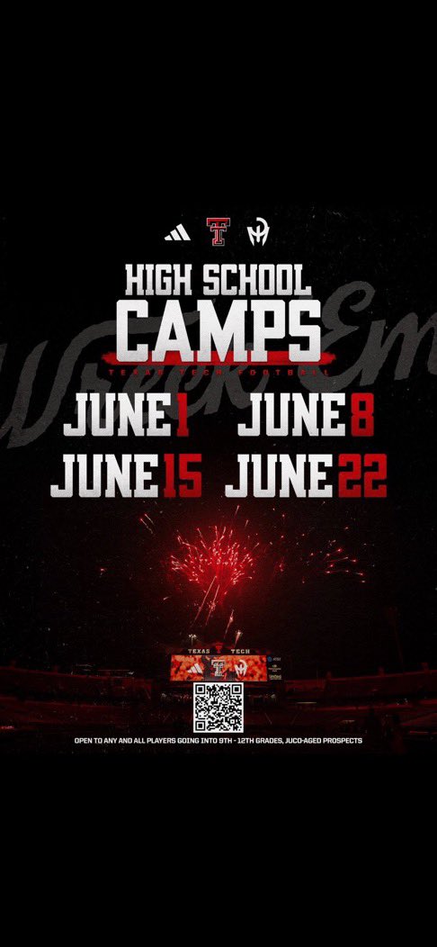 Jace Daniels (@jxcedaniels) on Twitter photo Tmrw June 1st I will be attending the <a href="/TexasTechFB/">Texas Tech Football</a> Camp, and can’t wait to meet the staff and compete at every chance that I get ! <a href="/KurtFerguson10/">Kurt Ferguson</a> <a href="/Coach_Muller/">Coach Muller</a> <a href="/Coach_JoshM/">Coach Miller</a> <a href="/Coach_Stuck/">David Stuckman</a> <a href="/Martin_Football/">MARTIN FOOTBALL</a> <a href="/SharumJacob/">Jacob Sharum</a> <a href="/CoachRauMCM/">Mark Rau</a> #DIFFERENT #DTP Tmrw June 1st I will be attending the <a href="/TexasTechFB/">Texas Tech Football</a> Camp, and can’t wait to meet the staff and compete at every chance that I get ! <a href="/KurtFerguson10/">Kurt Ferguson</a> <a href="/Coach_Muller/">Coach Muller</a> <a href="/Coach_JoshM/">Coach Miller</a> <a href="/Coach_Stuck/">David Stuckman</a> <a href="/Martin_Football/">MARTIN FOOTBALL</a> <a href="/SharumJacob/">Jacob Sharum</a> <a href="/CoachRauMCM/">Mark Rau</a> #DIFFERENT #DTP
