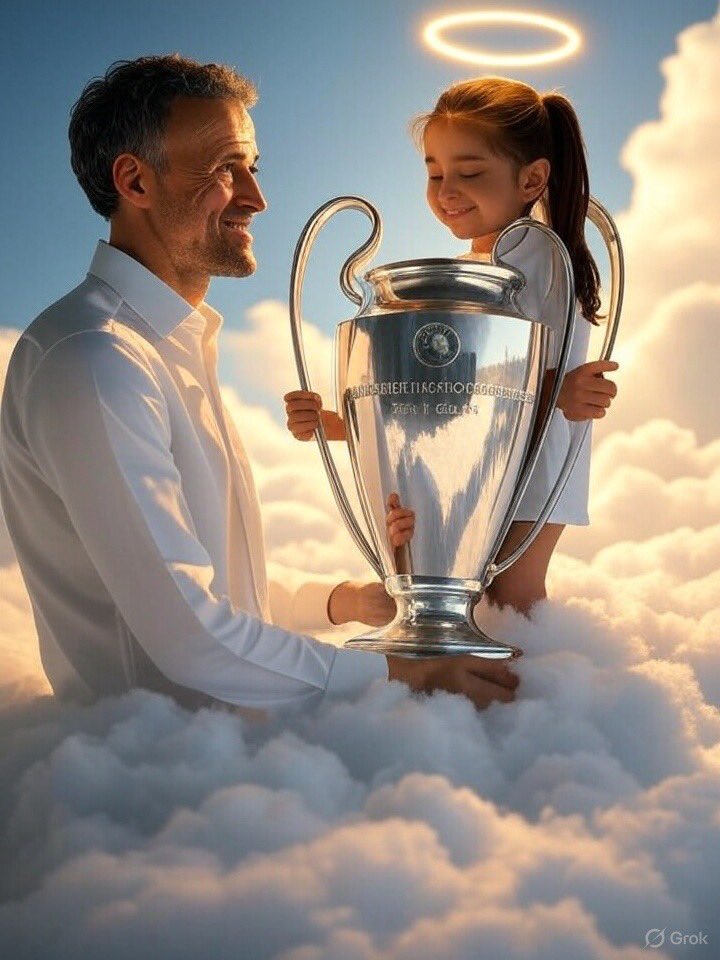 Bir yerlerde onu izliyor, onunla gurur duyuyor.
Luis Enrique, kızı Xana için başardı <a href="/PSG_inside/">Paris Saint-Germain</a>