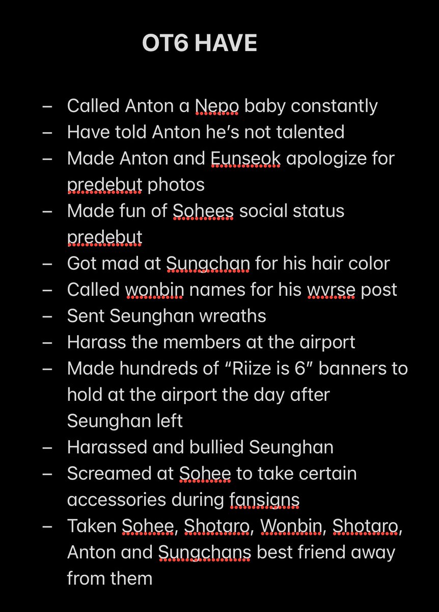 These are the people that claim to love riize and care about them. Rii7e deserves better 

#respectriize
#respectseunghan