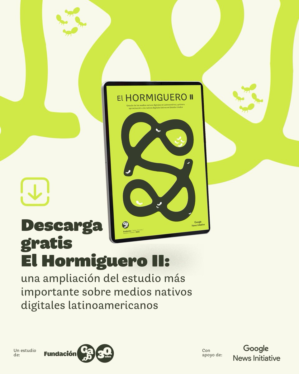 Fundación Gabo (@fundaciongabo) on Twitter photo 💡👩🏽💻Crear un medio nativo digital es también crear una empresa: ¡implica pensar en un modelo de negocio!
Conoce las reflexiones que <a href="/jenalear/">Jennifer Avila</a> compartió sobre el nacimiento de su medio nativo digital <a href="/ContraC_HN/">Contracorriente</a> en Honduras 🇭🇳, durante el lanzamiento del estudio El Hormiguero ➡️ 💡👩🏽💻Crear un medio nativo digital es también crear una empresa: ¡implica pensar en un modelo de negocio!
Conoce las reflexiones que <a href="/jenalear/">Jennifer Avila</a> compartió sobre el nacimiento de su medio nativo digital <a href="/ContraC_HN/">Contracorriente</a> en Honduras 🇭🇳, durante el lanzamiento del estudio El Hormiguero ➡️