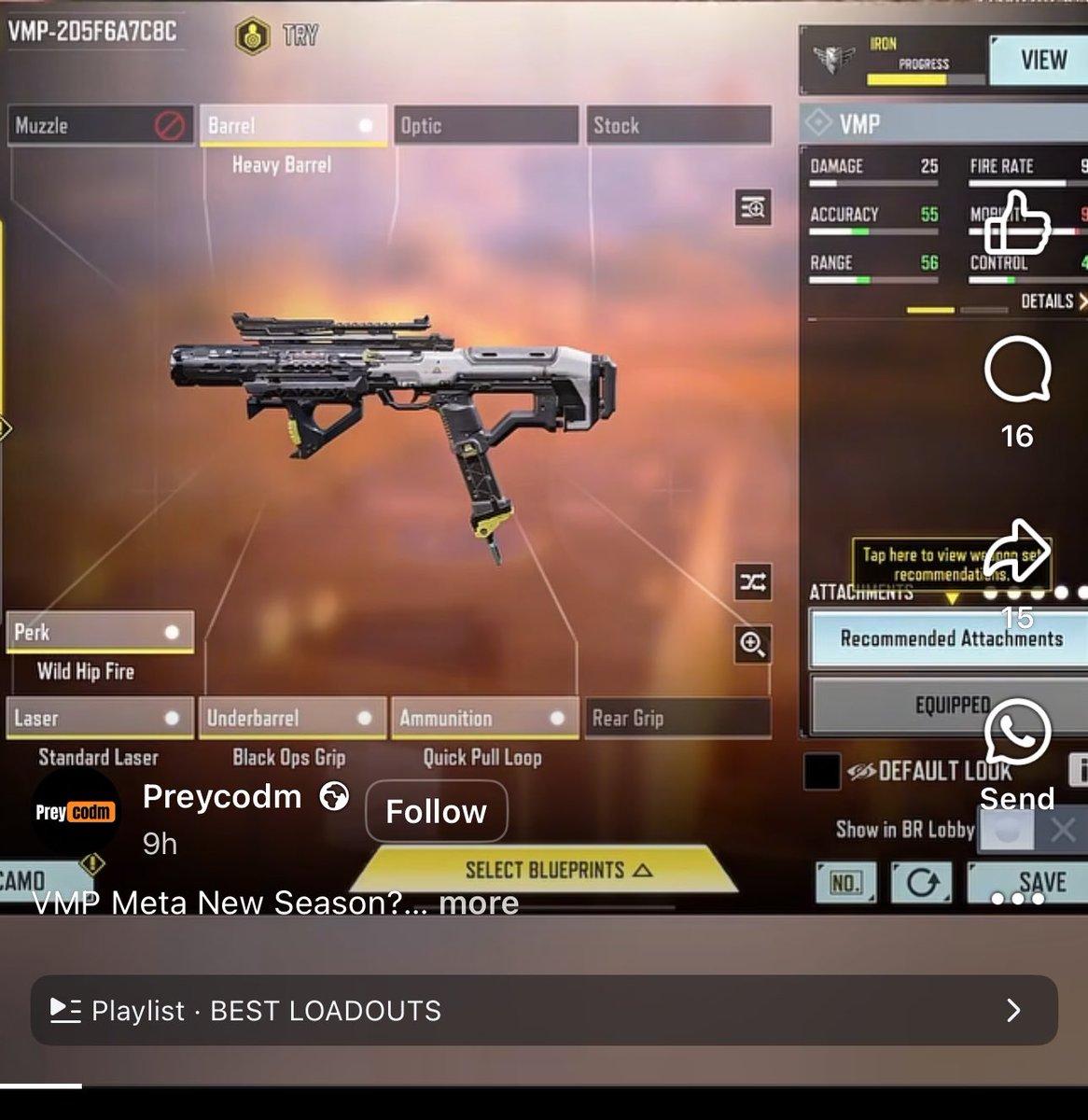 Gεηεяαℓ  (@ahm_d_general) on Twitter photo This guy on Facebook needs an award for this insane vmp loadout  🫡 too OP This guy on Facebook needs an award for this insane vmp loadout  🫡 too OP
