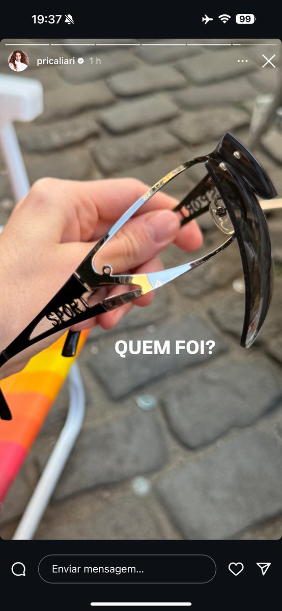 “hoje é meu dia”
10 minutos depois: