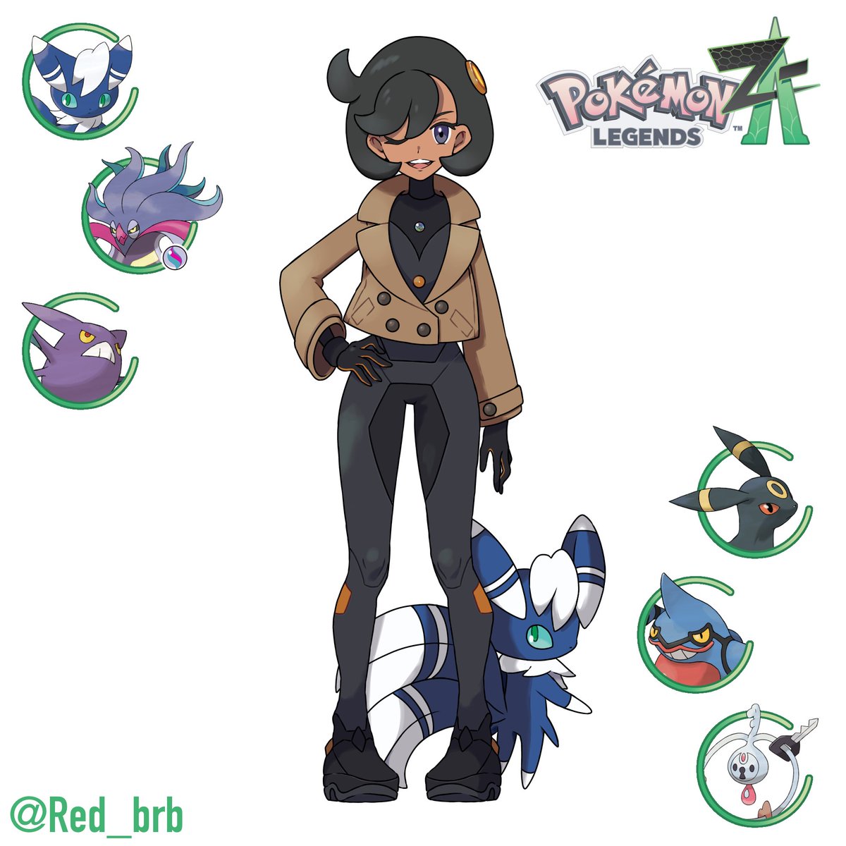Red_brb's tweet image. Emma & Mimi artwork
#Pokemon #pokemonart #PokemonLegendsZA #plza