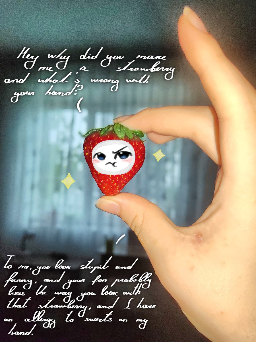 wh0re_EvilPeter's tweet image. Peter became a strawberry #peter #YourBoyfriendGame