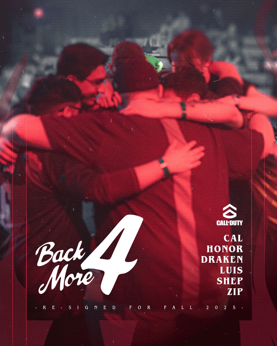 Cumberland University Esports (@cuesports21) on Twitter photo The NACE Call of Duty runner ups have re-signed to run it back in the Fall!π₯
Welcome back to Cumberland CoD
<a href="/calamity_jz/">πππ£π£πͺ</a>
<a href="/HonorFNL/">Frankey</a>
<a href="/xDrakeN_/">DrakeN π¨π±</a>
<a href="/LuisVxs/">Luis</a>
<a href="/ChrisSheputis/">Shep</a>
<a href="/zipithious/">Scott</a>
#CUEsports | #CCL2025 The NACE Call of Duty runner ups have re-signed to run it back in the Fall!π₯
Welcome back to Cumberland CoD
<a href="/calamity_jz/">πππ£π£πͺ</a>
<a href="/HonorFNL/">Frankey</a>
<a href="/xDrakeN_/">DrakeN π¨π±</a>
<a href="/LuisVxs/">Luis</a>
<a href="/ChrisSheputis/">Shep</a>
<a href="/zipithious/">Scott</a>
#CUEsports | #CCL2025
