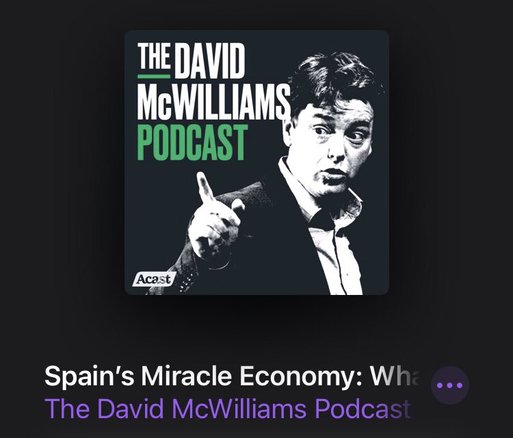 Brendan Boyle (@brendyboyle) on Twitter photo 🇪🇸“It’s not house prices that matter, it’s wages and productivity - and Spain’s story there isn’t going in the right direction.”
<a href="/joehas/">Joe Haslam ☘ 🇪🇺</a> x <a href="/davidmcw/">David McWilliams</a> podcast on Spain’s economy, the energy transition, immigration benefits, and why Spain is good at building stuff like trains. 🇪🇸“It’s not house prices that matter, it’s wages and productivity - and Spain’s story there isn’t going in the right direction.”
<a href="/joehas/">Joe Haslam ☘ 🇪🇺</a> x <a href="/davidmcw/">David McWilliams</a> podcast on Spain’s economy, the energy transition, immigration benefits, and why Spain is good at building stuff like trains.