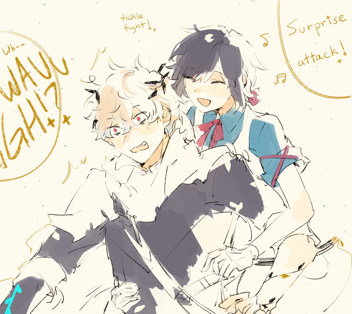 MoonObservatory's tweet image. Patron requests (Iris tickling Auggie) and bday cards!