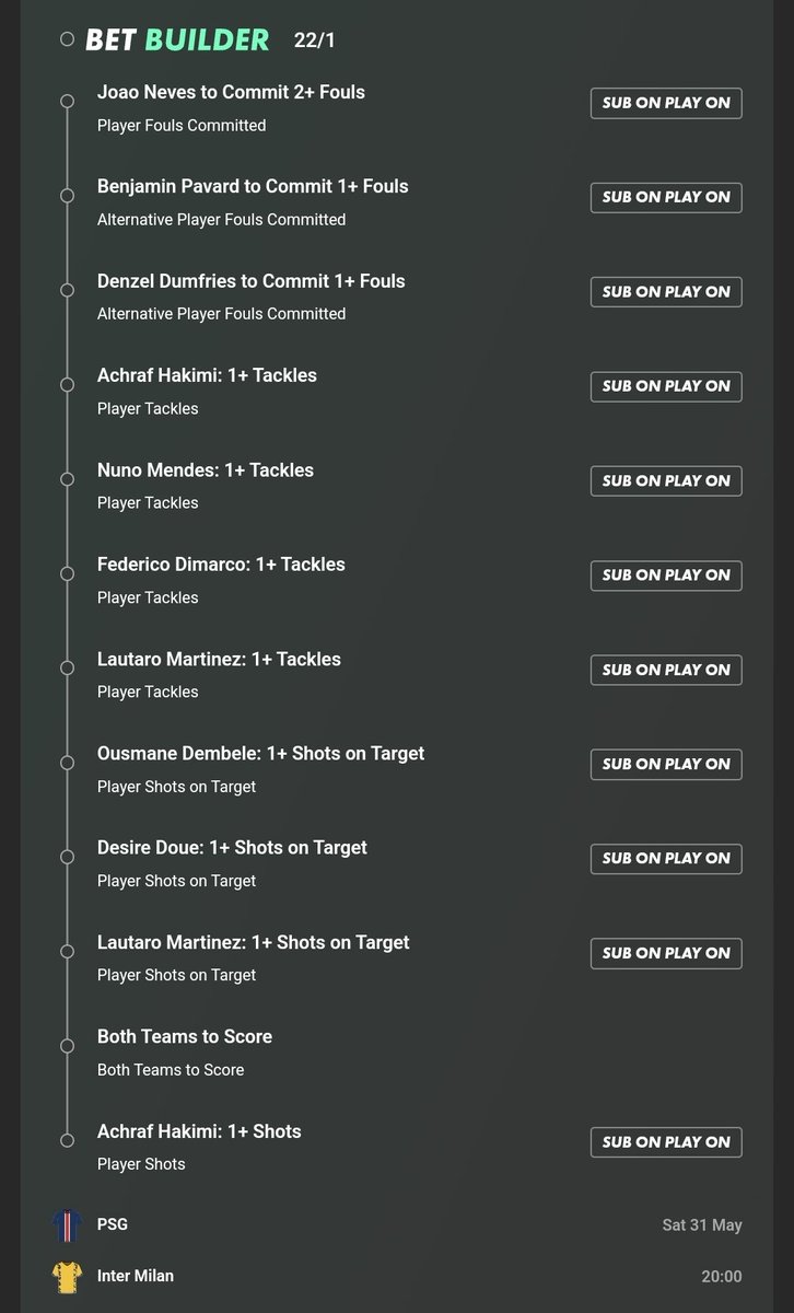 2 for #ChampionsLeagueFinal