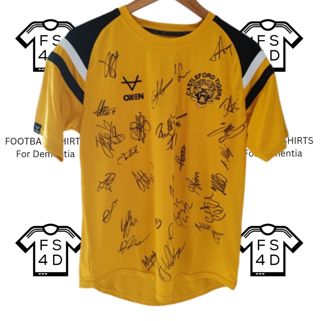 Football Shirts 4D (@footballshirt4d) on Twitter photo We are auctioning this <a href="/CTRLFC/">Castleford Tigers</a> squad signed club t-shirt. Shirt kindly donated by <a href="/AWhitney30/">Adam Whitney</a>. All proceeds to <a href="/AlzResearchUK/">Alzheimer's Research UK</a>. Pls reply with a bid or DM me. Auction ends Thursday 6pm. As always all RT’s welcome. #COYF We are auctioning this <a href="/CTRLFC/">Castleford Tigers</a> squad signed club t-shirt. Shirt kindly donated by <a href="/AWhitney30/">Adam Whitney</a>. All proceeds to <a href="/AlzResearchUK/">Alzheimer's Research UK</a>. Pls reply with a bid or DM me. Auction ends Thursday 6pm. As always all RT’s welcome. #COYF