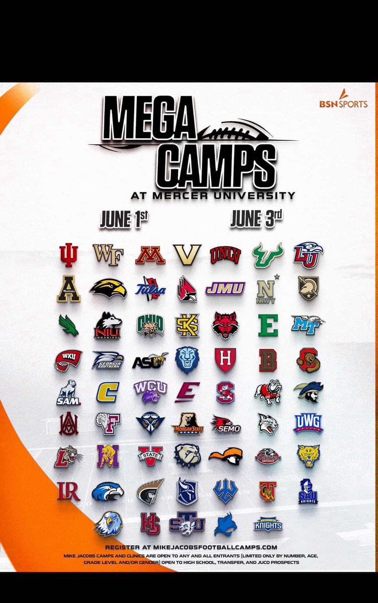 Christopher Leatherwood jr (@chrislwood19) on Twitter photo I will be Attending Mercer Mega camp June 3rd <a href="/_CoachVega/">Chris Vega</a> <a href="/ScoutFball/">Larry Rudolph</a> <a href="/HallTechSports1/">Hall-Tech Sports</a> <a href="/DownSouthFb1/">Down South</a> <a href="/SUQB12/">Ramon Nelson</a> <a href="/MercerFootball/">Mercer Football</a> <a href="/AL6AFootball/">Alabama6AFootball</a> I will be Attending Mercer Mega camp June 3rd <a href="/_CoachVega/">Chris Vega</a> <a href="/ScoutFball/">Larry Rudolph</a> <a href="/HallTechSports1/">Hall-Tech Sports</a> <a href="/DownSouthFb1/">Down South</a> <a href="/SUQB12/">Ramon Nelson</a> <a href="/MercerFootball/">Mercer Football</a> <a href="/AL6AFootball/">Alabama6AFootball</a>