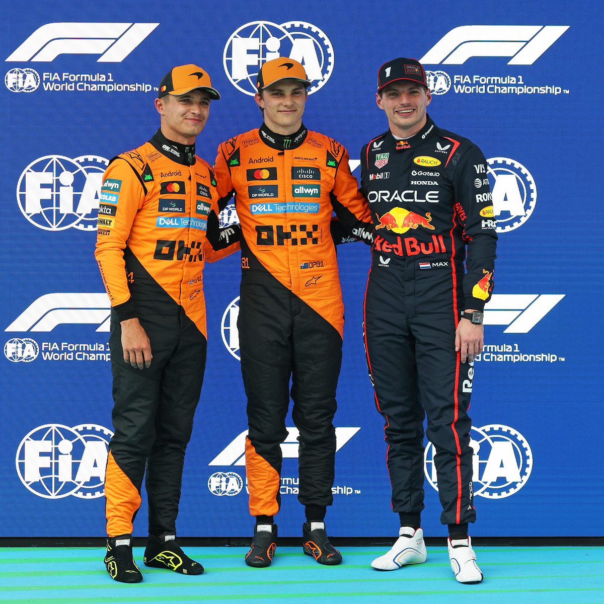 Qualifying in the top three for the sixth time in 2025 👏

#F1RPSpanishGP 🇪🇸