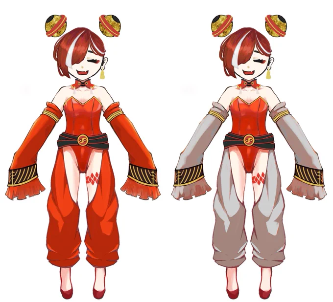 色統一するかバラバラにした方がいいのか悩む