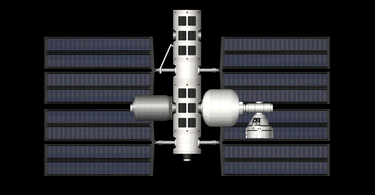 OLA_OLN_OAM's tweet image. Orbital Reef Space Station (ORSS) 🌎

#blueorigin #SpaceFlightSimulator