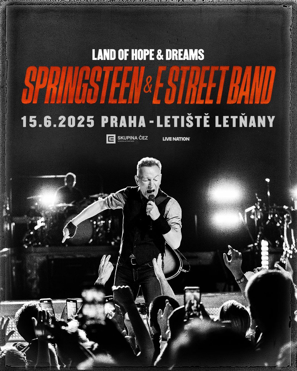 Koncert je sice vyprodaný, ale má nový kabátek a s potěšením oznamujeme, že oficiálním partnerem je Skupina ČEZ ⚡️