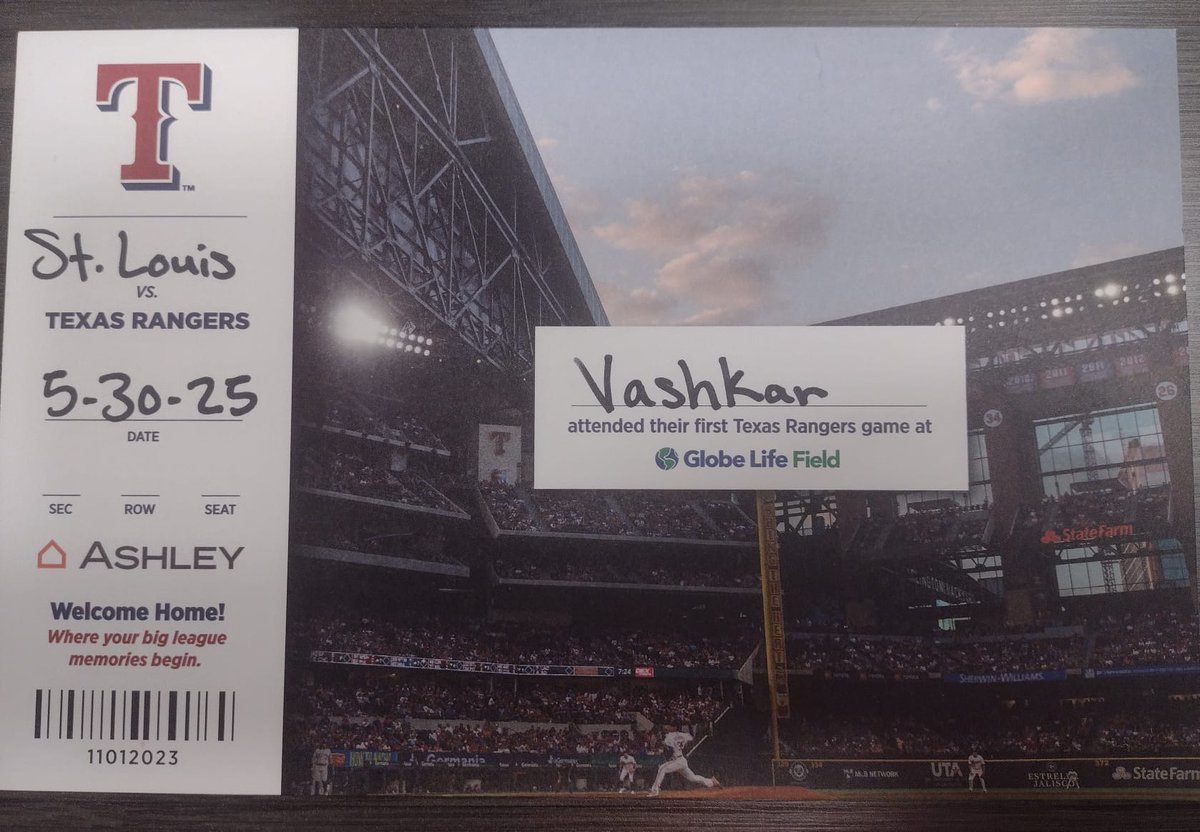 An exciting evening at the baseball game in Dallas, Texas.