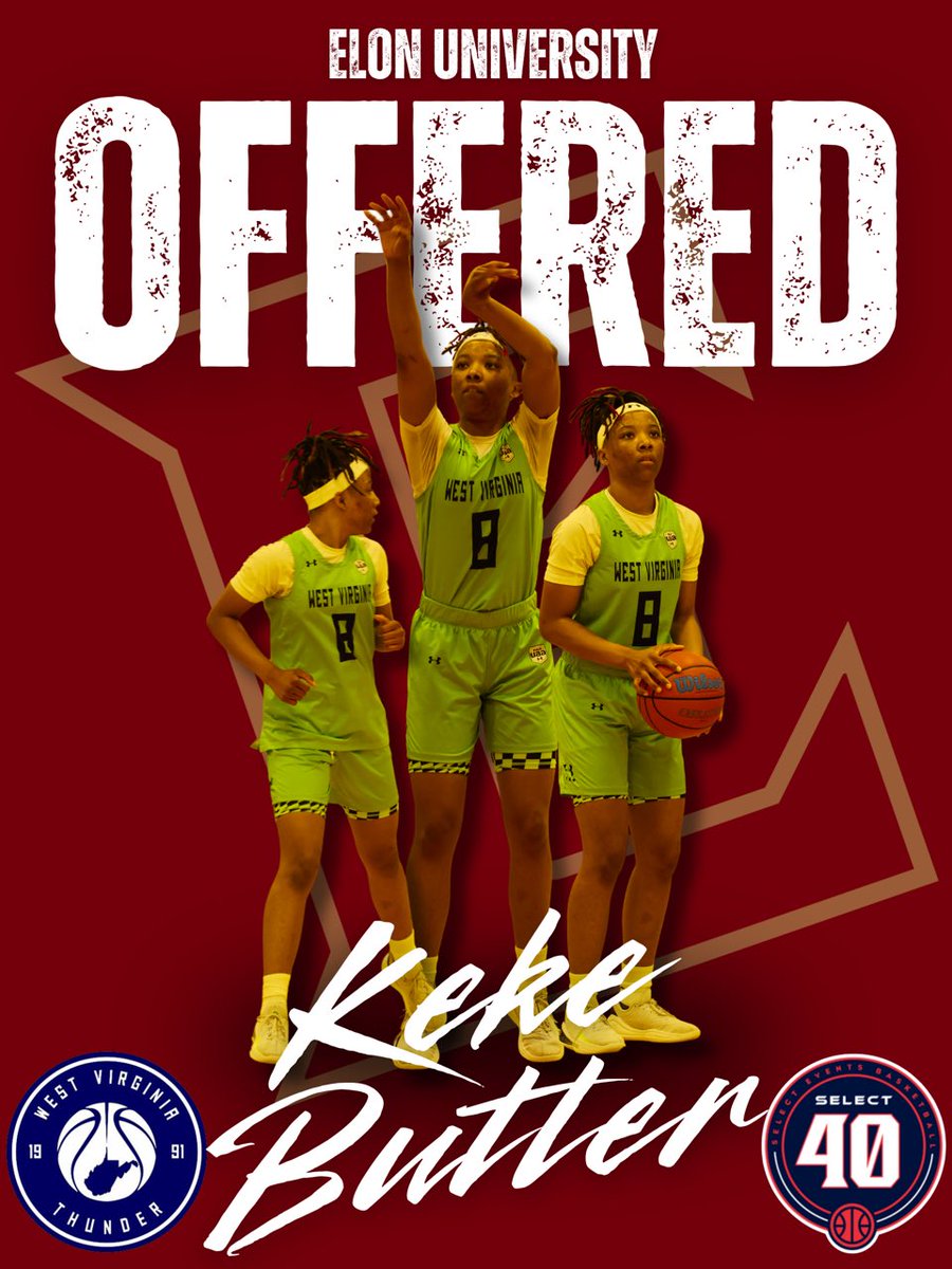 West Virginia Thunder S40 17U (Perry) (@wvthunders4017u) on Twitter photo Ke’adriah Butler ( <a href="/cbg_driah/">ke’adriah butler .</a> ) has picked up an offer from Elon University!
#WVThunderFam | ⚡️⚡️ Ke’adriah Butler ( <a href="/cbg_driah/">ke’adriah butler .</a> ) has picked up an offer from Elon University!
#WVThunderFam | ⚡️⚡️