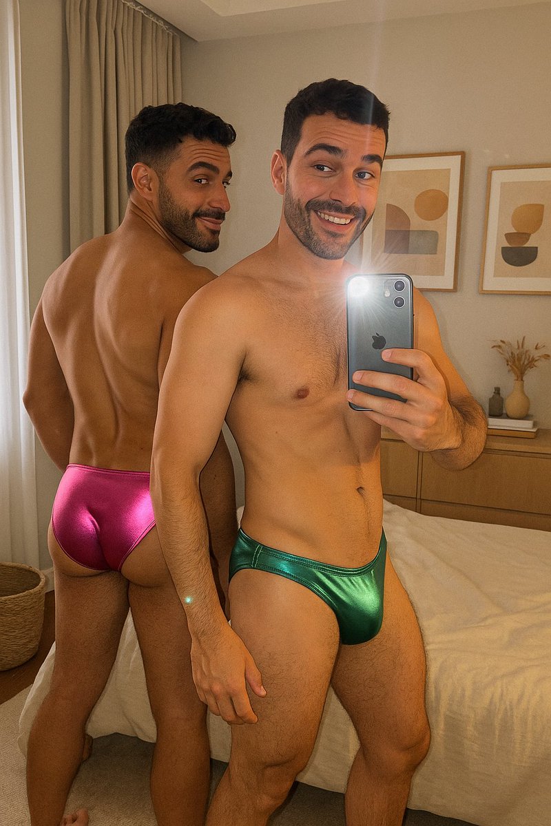 Samba? More like sambadaddy 🇧🇷🍑 These two brought the rhythm and the cheeks. #BrazilianMen #GayLatino #BootyCarnaval