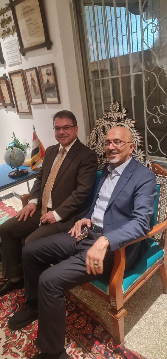 BahrAlolomForum's tweet image. شارك المدير التنفيذي لملتقى بحر العلوم للحوار @aligoraifi في الندوة التي نظمها "دار سوسة للثقافة " والمعنونة ( الري والحضارة في فكر العلامة احمد سوسة) ، وتمثل هذه الندوة باكورة اعمال الدار الذي جسّد تاريخ حياة الراحل ونتاجه المعرفي والثقافي ، ليكون جزء مهما من بناءات الذاكرة…