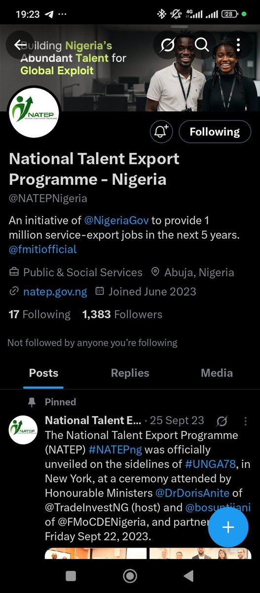 <a href="/PoojaMedia/">POOJA!!!</a> <a href="/NATEPNigeria/">National Talent Export Programme - Nigeria</a> @ModionComms Psg 1 :  inter 3