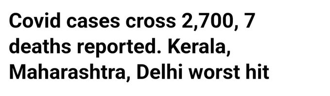 BharatKiNews_'s tweet photo. 🚨BREAKING NEWS:
🇮🇳 India reports over 2,700 active cases
🔹 Kerala: 1,147 cases
🔹 Maharashtra: 424 cases
🔹 7 deaths reported in the last 24 hours
Health authorities on alert. Stay cautious, stay safe! 🛡️
#IndiaHealthUpdate #CovidCases #Kerala #Maharashtra #BreakingNews https://t.co/lXkXKqHhLR