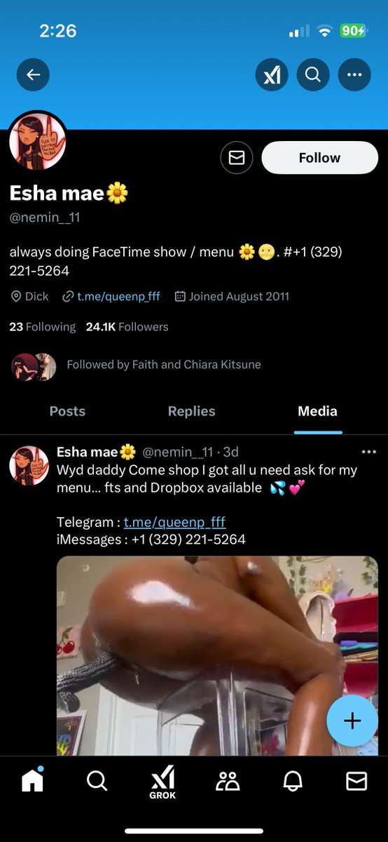 EdenEveret's tweet photo. @inndigold your dms are only open for verified users, but you should know there’s an account impersonating you and soliciting fake paid facetime shows https://t.co/mlBbtIE2or
