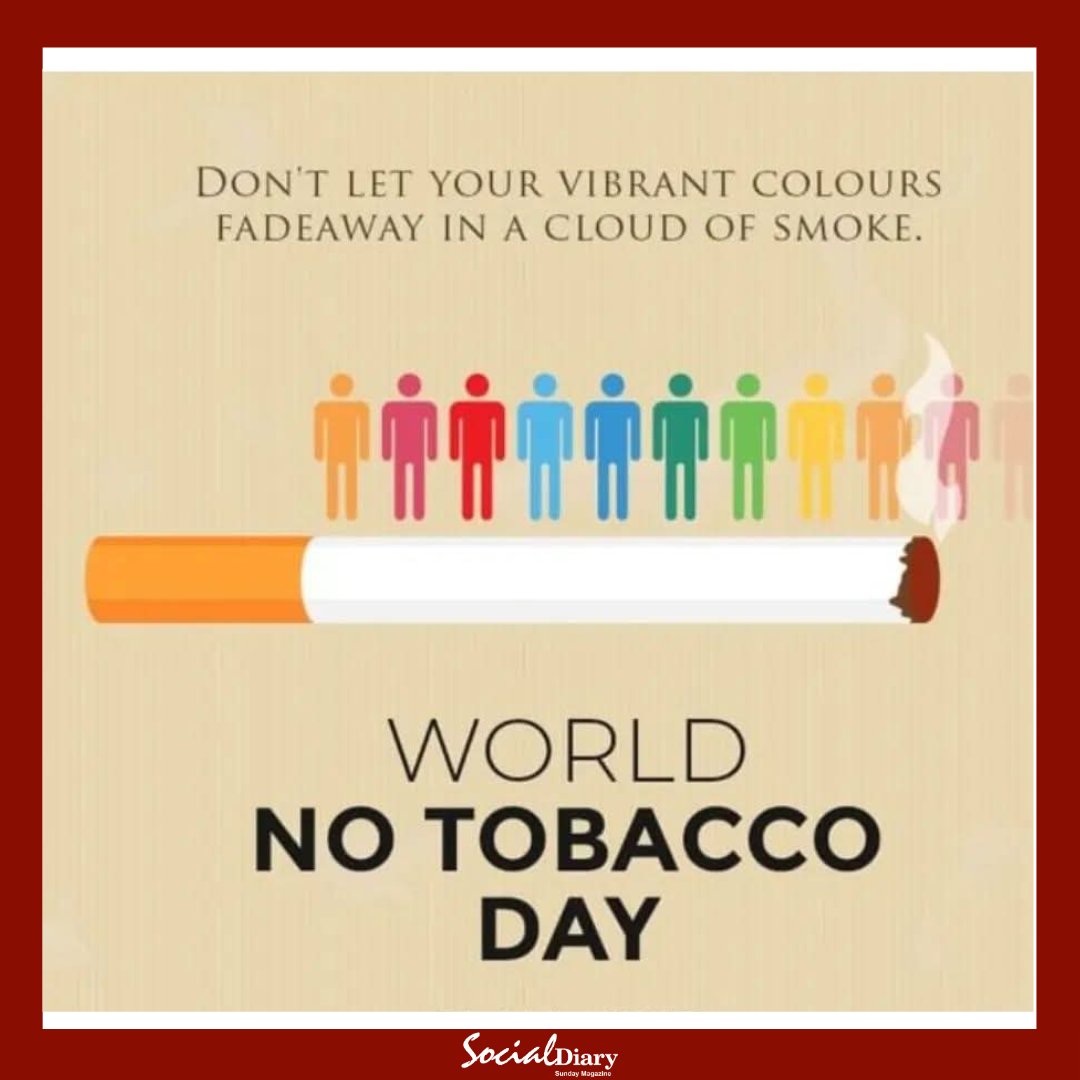 SocialDiaryMagz's tweet image. This yearly celebration informs the public on the dangers of using tobacco, and what people around the world can do to claim their right to health and healthy living and to protect future generations. #NoSmokingDay #NoSmoking #NoTobaccoDay2025