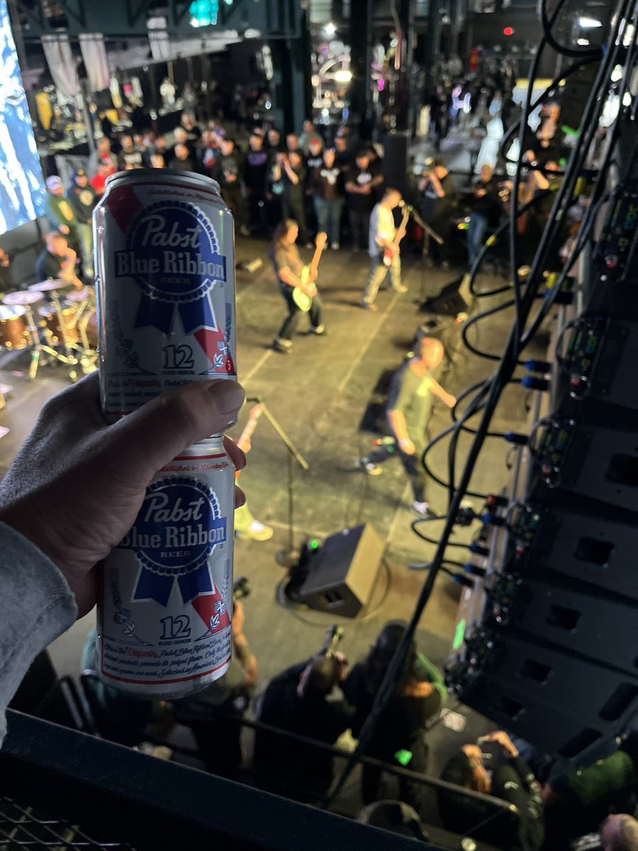 Backstage at Tied Down