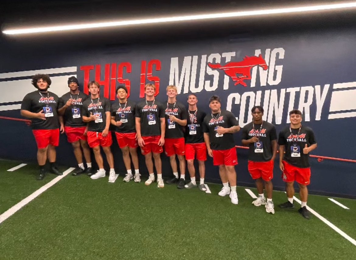 creason_colin21's tweet image. Thank you @SMUFB and @TexasFootball for having us for the great visits! @LosAlFootball