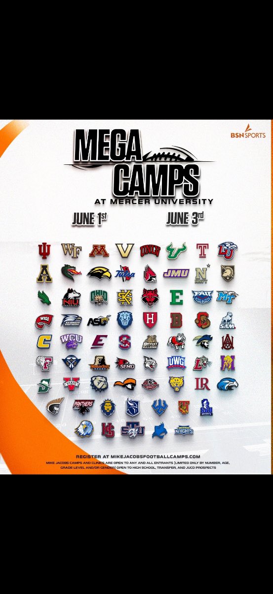 Yadiel Nieves (@yadiel2026) on Twitter photo Looking for to being back and competing at the Mercer mega camp tomorrow!
<a href="/MercerFootball/">Mercer Football</a> <a href="/BrianFolkerts/">Brian Folkerts</a> <a href="/tech813coach/">Jayson Roberts</a> <a href="/OC_TBT/">Coach P @ Tampa Bay Tech</a> <a href="/BigPlayRay50/">Raymond McNeil</a> <a href="/GBHick08/">Greg Hickman</a> Looking for to being back and competing at the Mercer mega camp tomorrow!
<a href="/MercerFootball/">Mercer Football</a> <a href="/BrianFolkerts/">Brian Folkerts</a> <a href="/tech813coach/">Jayson Roberts</a> <a href="/OC_TBT/">Coach P @ Tampa Bay Tech</a> <a href="/BigPlayRay50/">Raymond McNeil</a> <a href="/GBHick08/">Greg Hickman</a>