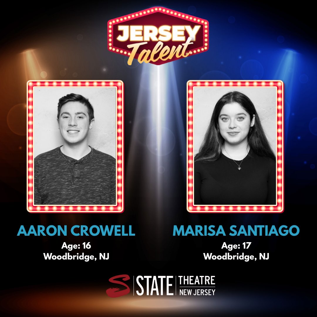 Meet Jersey Talent Top 12 Finalists, Aaron Crowell and Marisa Santiago from Woodbridge! The 16 and 17-year-old singers have performed and been nominated for their roles in Sweeney Todd as Johanna Barker and Anthony Hope. See them on June 1! bit.ly/3FRNsZ7