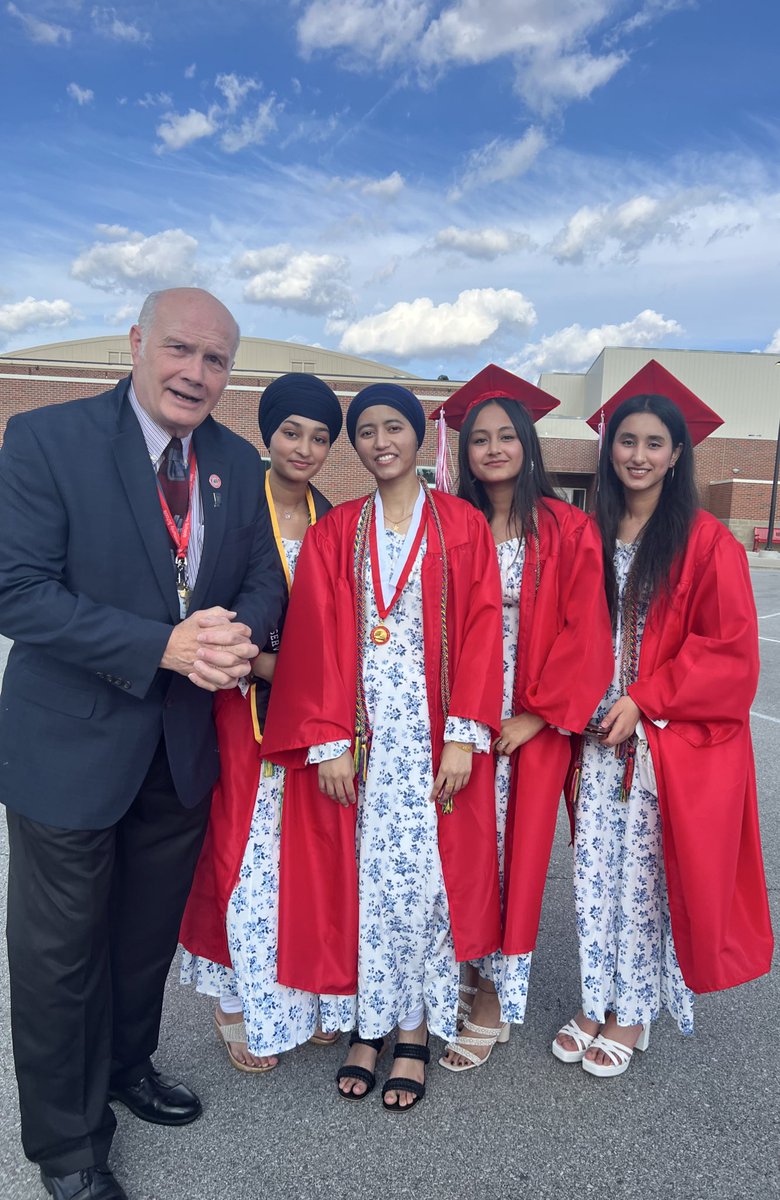 Friday’s graduation lineup my last official act at NPCS. Graduation is always so special! Class of ‘25 and I are moving on to new adventures and pathways! I will always be filled with #DragonPride <a href="/NewPalCS/">New Palestine Community Schools</a> Thank You!